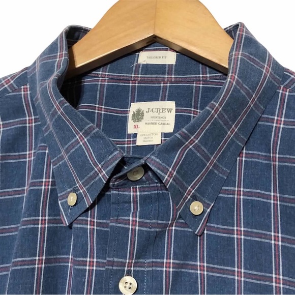 J Crew Tailored Fit Washed Casual Shirt - Picture 4 of 11
